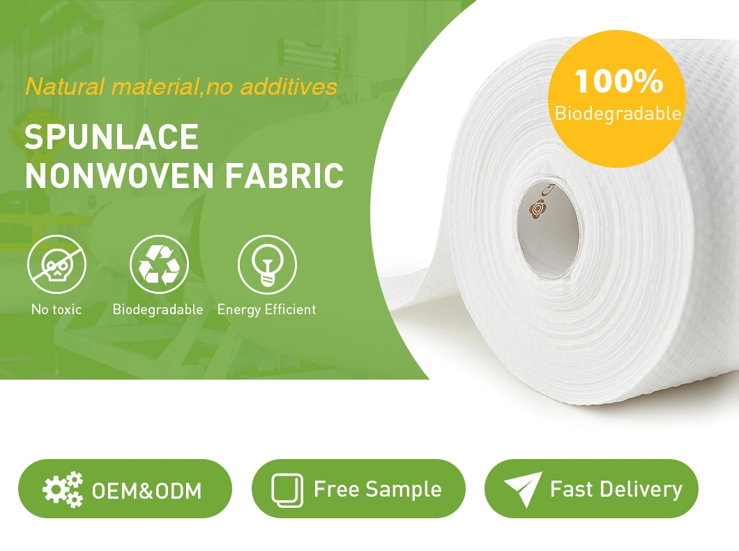 10% off Polyester Viscose Material Spunlace Nonwoven Fabric Viscose Nonwoven Spunlace Non-Woven Fabric