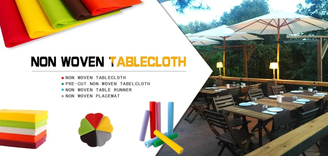 Chinese Manufacturers Direct Sales of Nonwoven Tablecloth Dispossible Table Cover